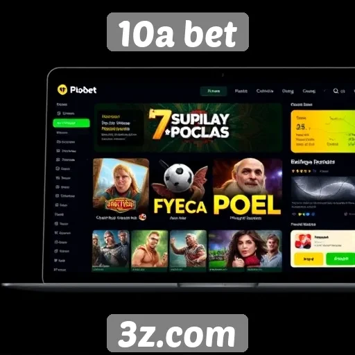 Interface e usabilidade do site 10a bet